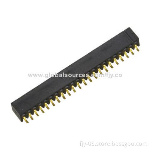 2.0mm Female Header, Dual-row, R/A, SMT Base with 2A Current